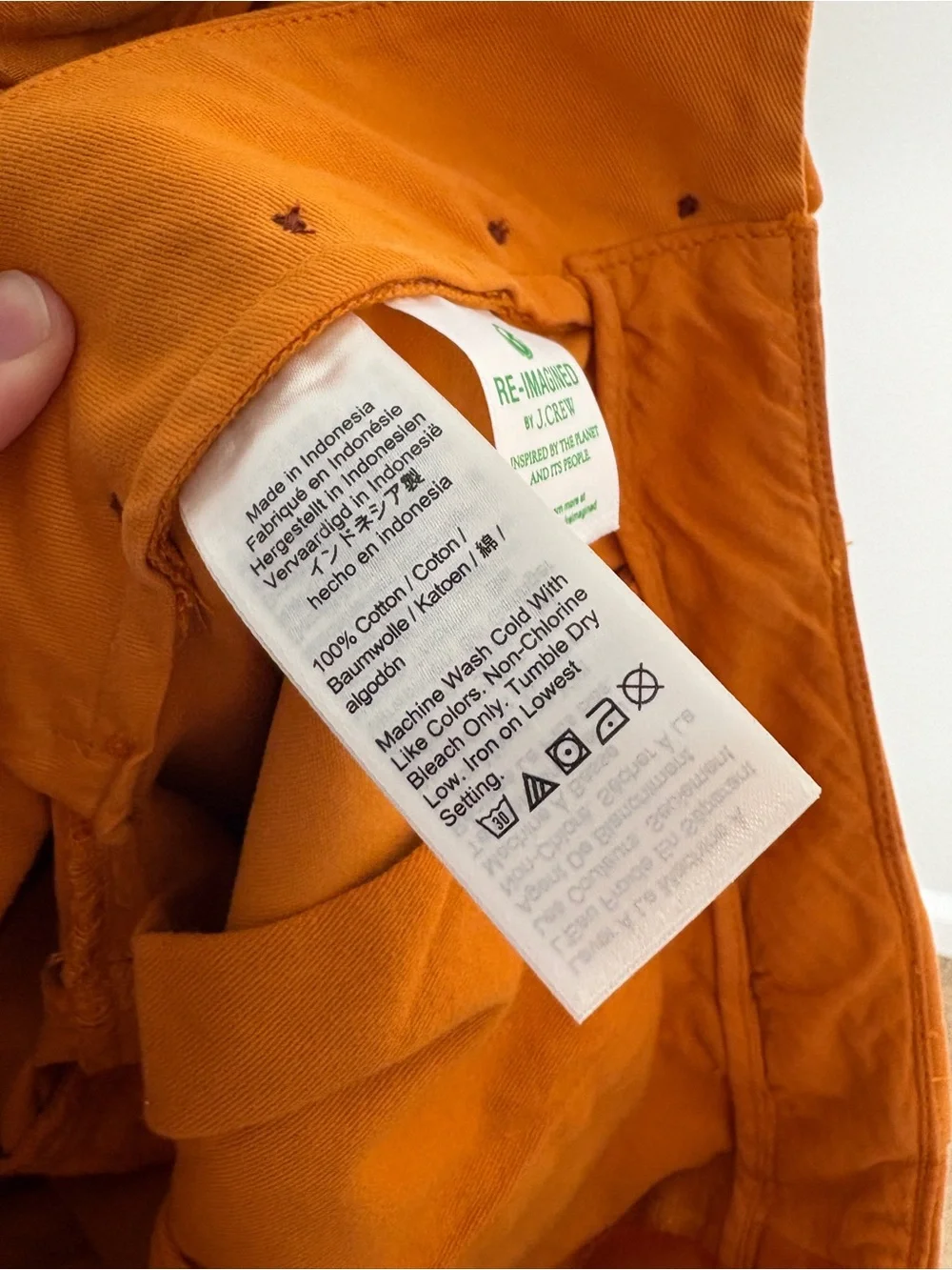 NWT Wallace & Barnes J. Crew Selvedge Officer’s Chino Pants Yellow Size 30 x 32